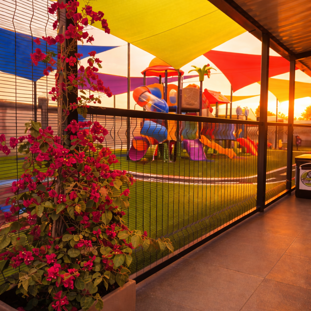Family play area at Padel Magic
