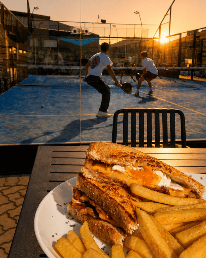 Fuel for padel at Savage Bar and Grill