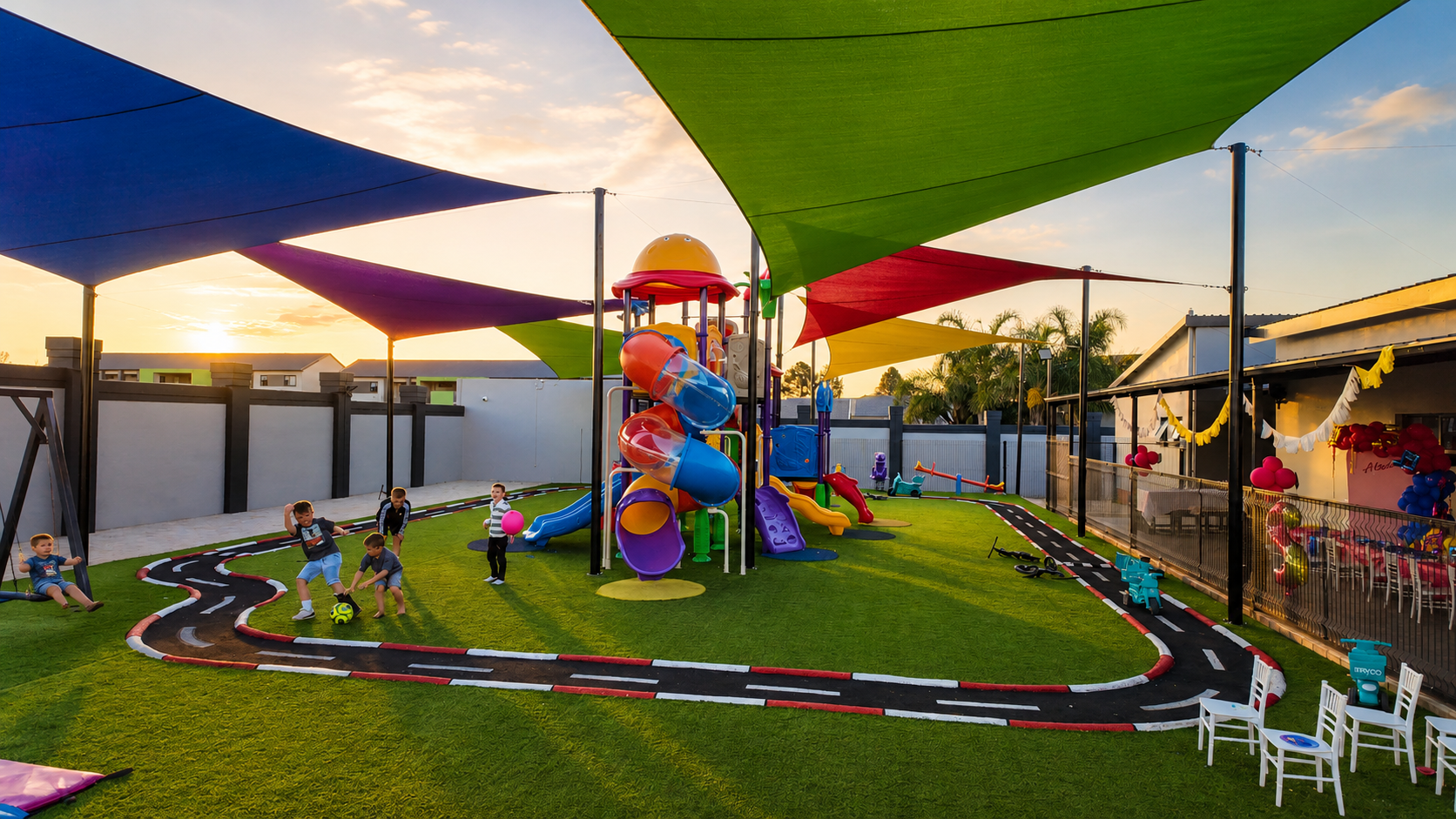 Safe playground at Padel Magic